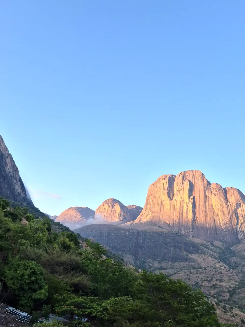 Granite peaks in the morning light, southern highlands of Madagascar